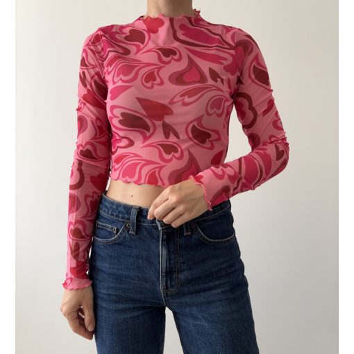 Shein mintás felső
