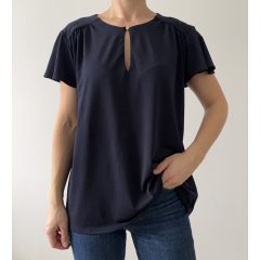 H&M sötétkék felső