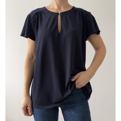 H&M sötétkék felső