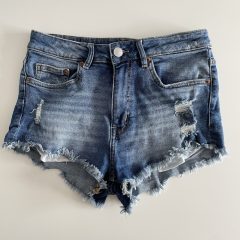 H&M kék farmer rövidnadrág