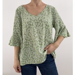Shein zöld virágos felső