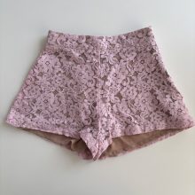 H&M rózsaszín csipke rövidnadrág