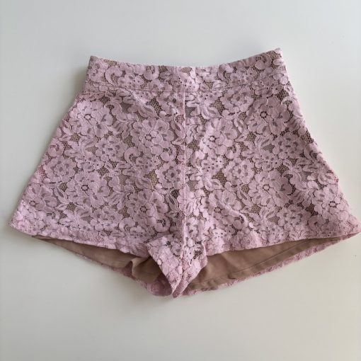 H&M rózsaszín csipke rövidnadrág