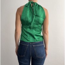 Zara zöld szatén top
