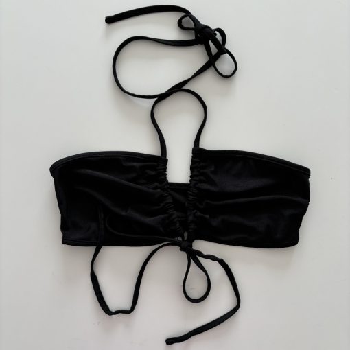 Shein fekete crop top