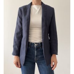 H&M sötétkék blézer