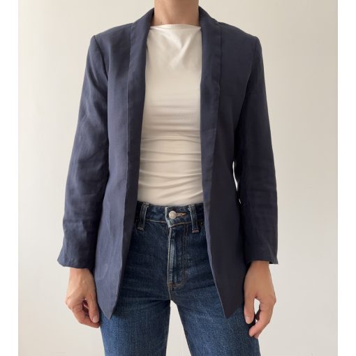 H&M sötétkék blézer