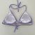 Shein lila bikini felső