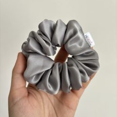 Grey scrunchie