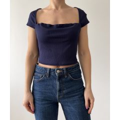 Shein sötétkék felső