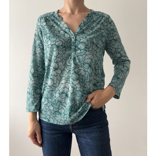 H&M zöld virágos ing