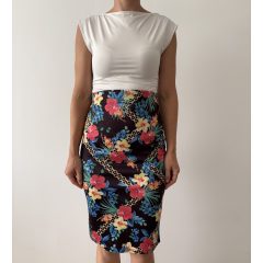Virágos szoknya