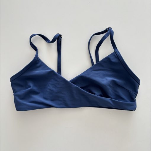Kék bikini felső