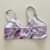 Shein lila batikolt bikini felső