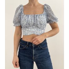 Fb Sister kék virágos felső