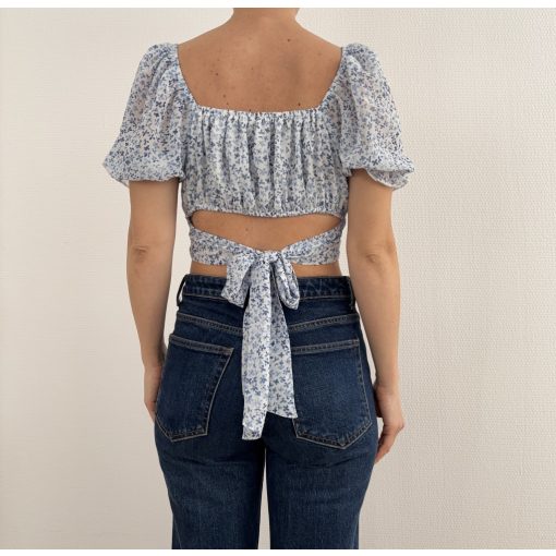 Fb Sister kék virágos felső
