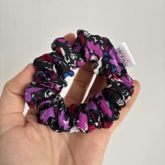 Midnight Bloom scrunchie (S)