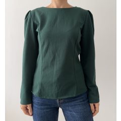 Sötétzöld felső