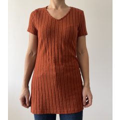 Shein bordázott felső