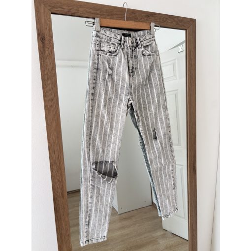Bershka csíkos farmernadrág