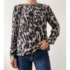 Barna mintás felső